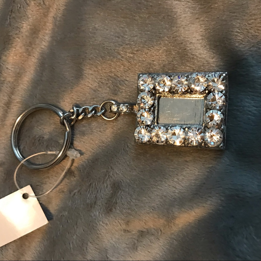 Bling picture frame key ring